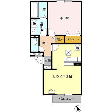 フローラＭ　Ⅱ（103） 間取り図画像