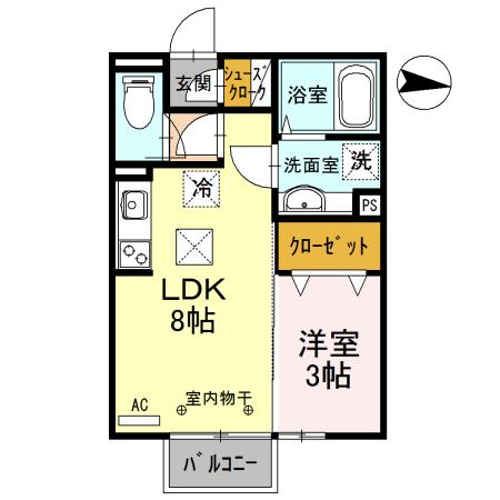ＥＴＥＲＮＡ宮子（105） 間取り図画像