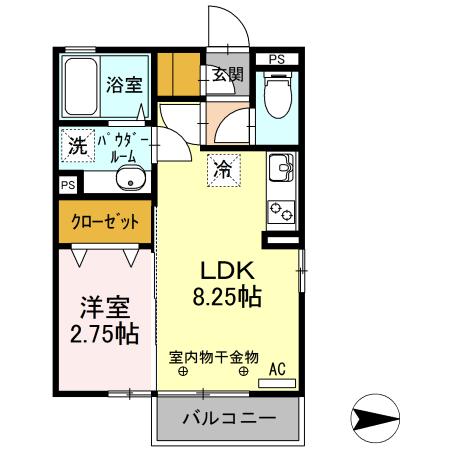 オペラハウス三光町（201） 間取り図画像