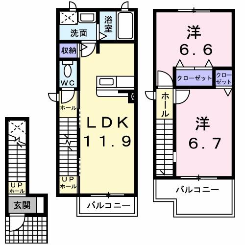 ラ・ブローテ（201） 間取り図画像
