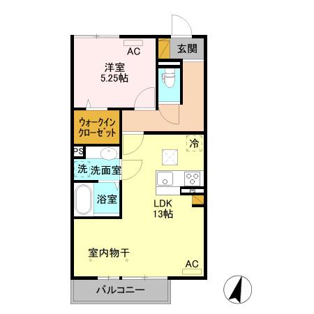 コンフォートレジデンス　Ａ（103） 間取り図画像