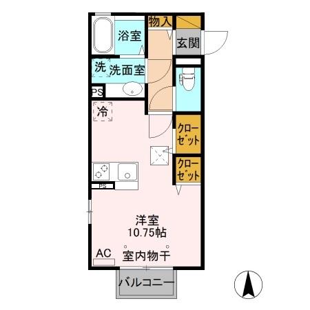 プレシャス天川原（105） 間取り図画像