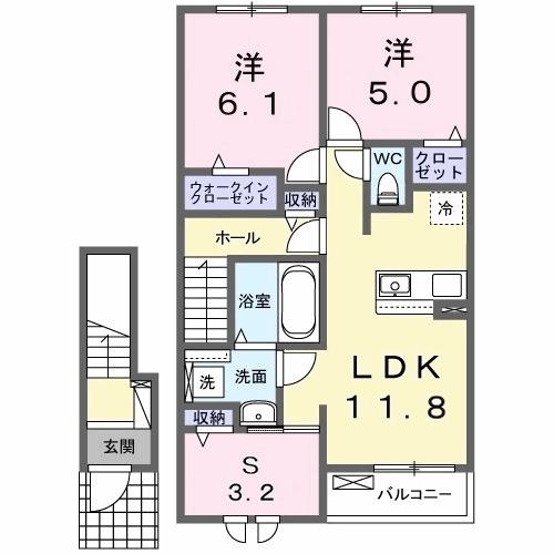 テラスＭ３　Ⅰ（202） 間取り図画像