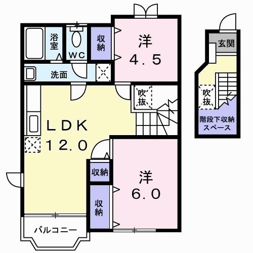 カシオペア（203） 間取り図画像