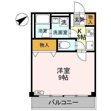 エターナル　Ⅰ棟（301） 間取り図画像