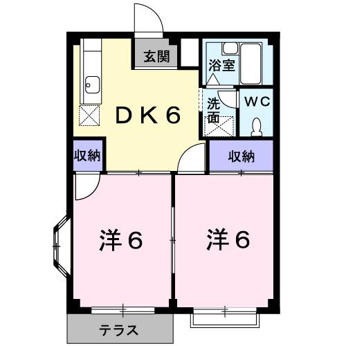 メゾントミーⅡ（103） 間取り図画像