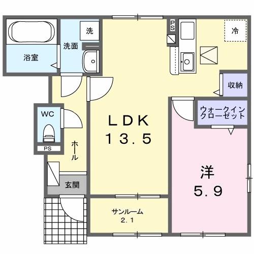 フォックス　ゲート　Ｓ（104） 間取り図画像