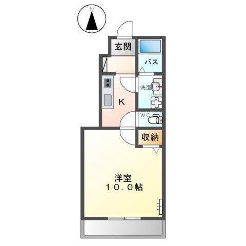 エンタープライズ　ガーデン 間取り図画像