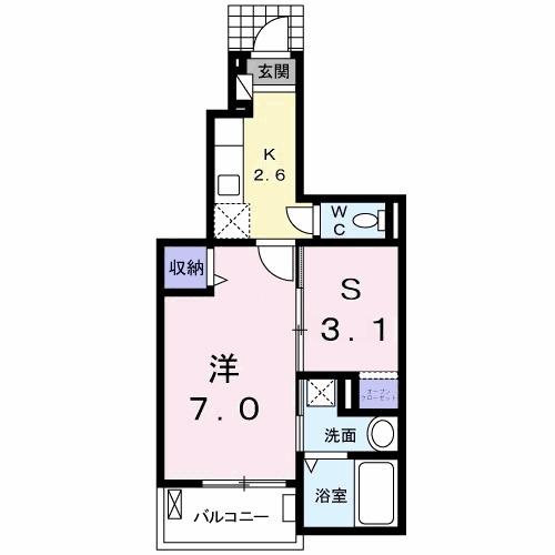 テ・ルサーマＣ（103） 間取り図画像