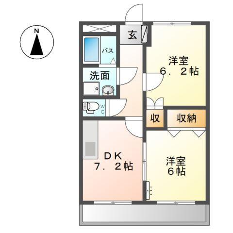 エクシード 間取り図画像