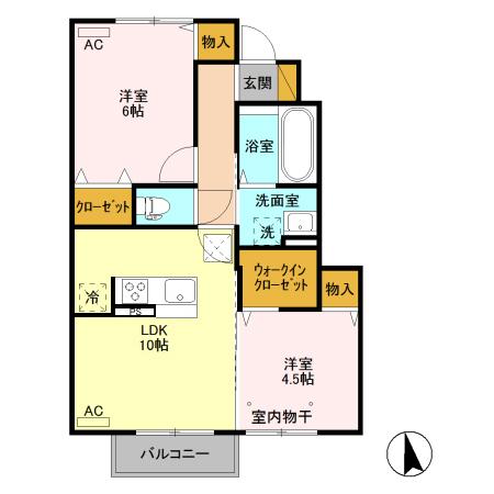 スペチアーレ　Ⅱ（105） 間取り図画像