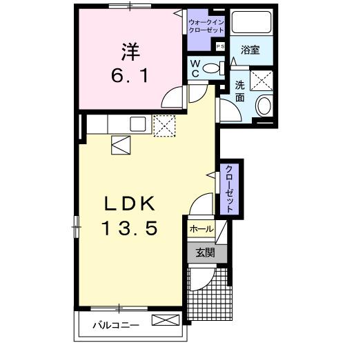 グレイスＡ（101） 間取り図画像