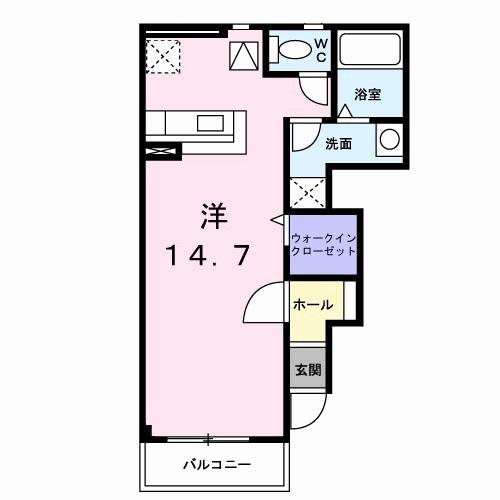 カルム・ド・パルク（102） 間取り図画像