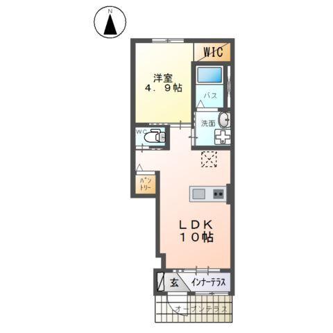 ベルモーロＤ 間取り図画像