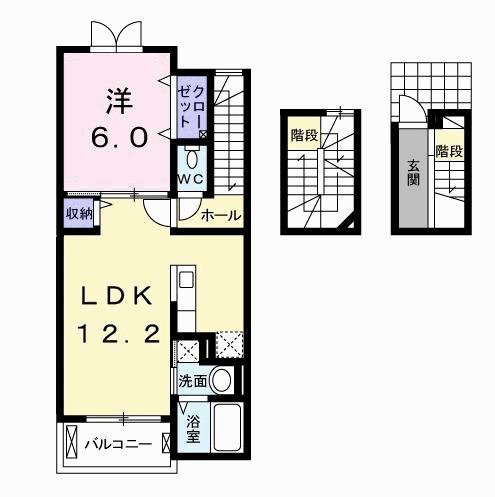 ハイエスト　モデッサ（302） 間取り図画像