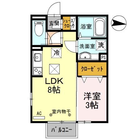 ＥＴＥＲＮＡ宮子（107） 間取り図画像