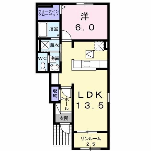 メゾンけやきＡ（103） 間取り図画像