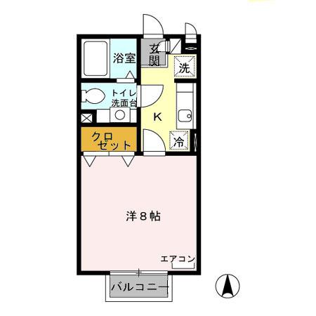 アルカディア（205） 間取り図画像