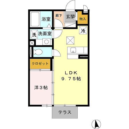 アイリス（103） 間取り図画像