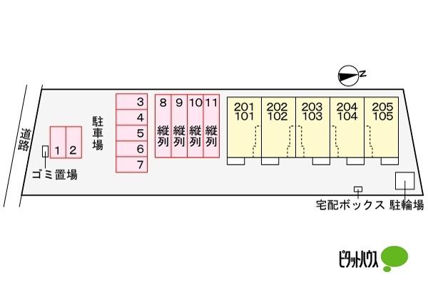 ラピエール（104） 地形図・案内図