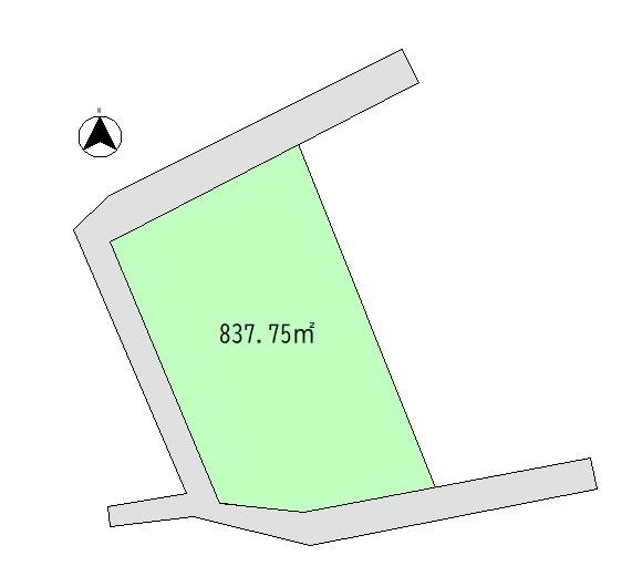 宮古町売地 区画図
