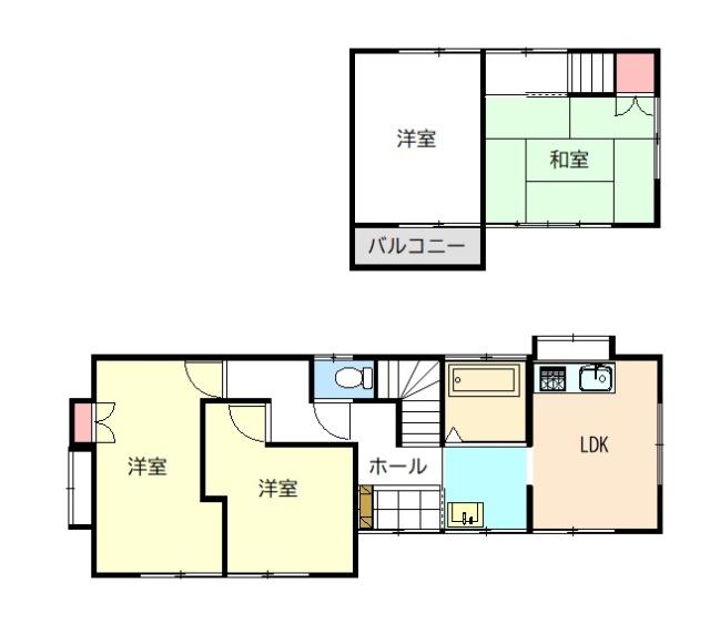 全室６帖以上のゆとりある間取り☆