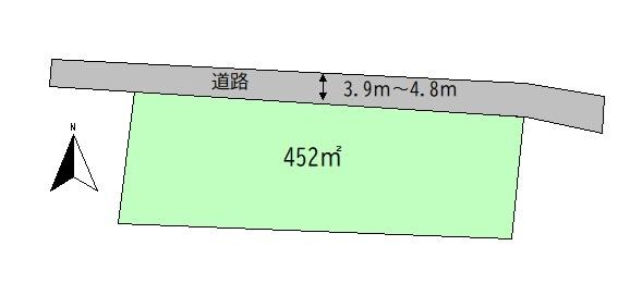 三室町売地 区画図