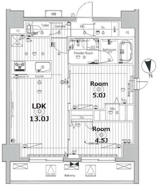 間取図(平面図)