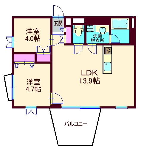 間取図(平面図)