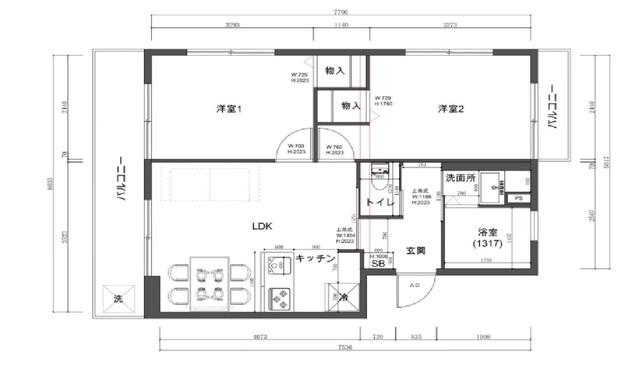 間取図(平面図)