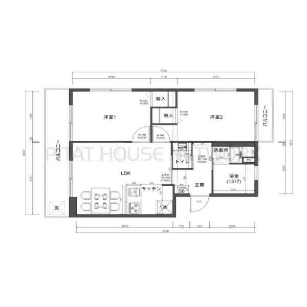 間取図(平面図)