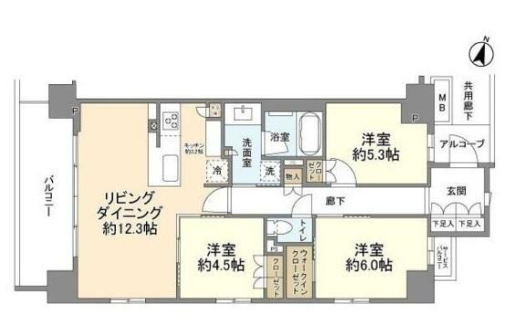 間取図(平面図)