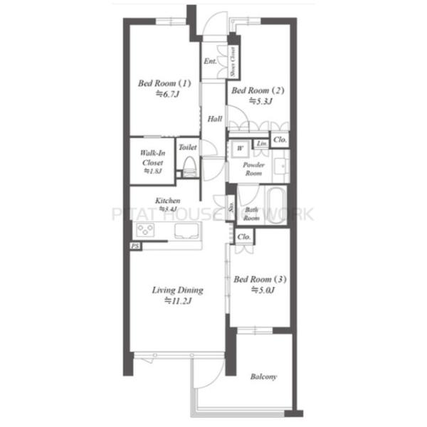 間取図(平面図)