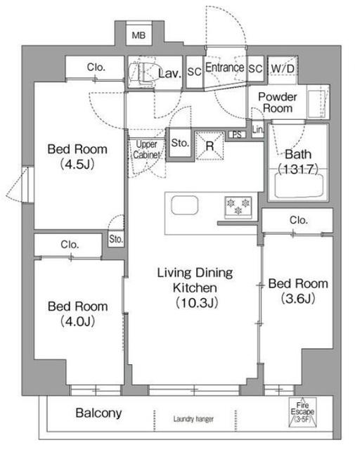 間取図(平面図)