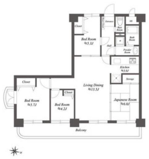 間取図(平面図)