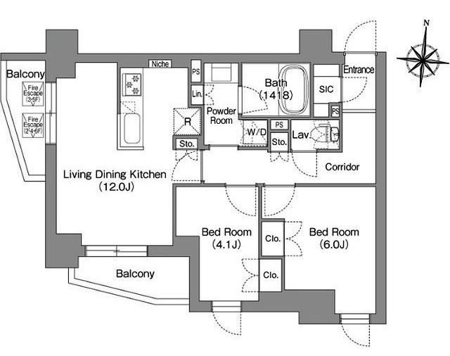 間取図(平面図)