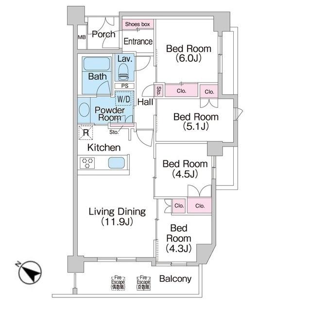 間取図(平面図)