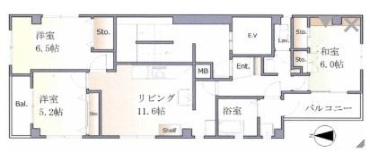 間取図(平面図)