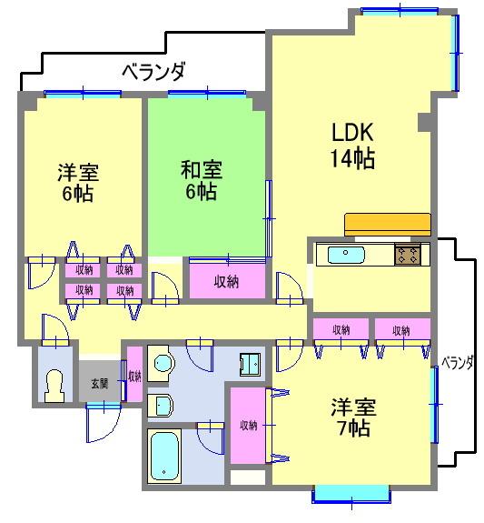 間取図(平面図)