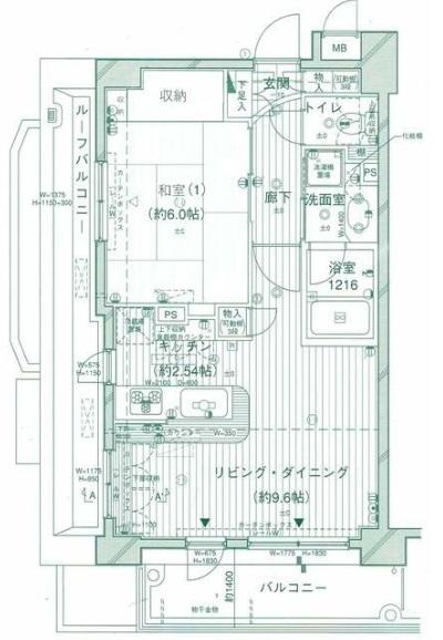 間取図(平面図)