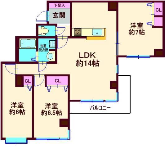 間取図(平面図)