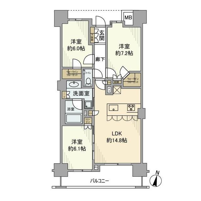 間取図(平面図)