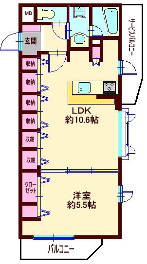 間取図(平面図)