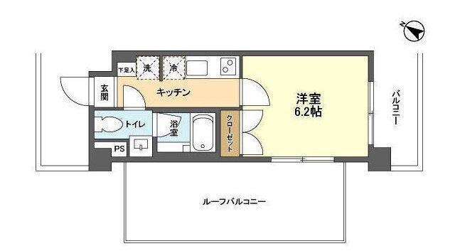 ＲＪＲリクロス西馬込（301） 間取り図画像