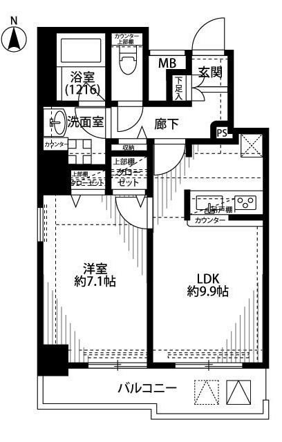 プレール・ドゥーク蒲田Ⅱ 間取り図画像