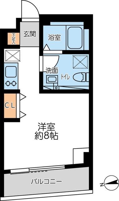 グランカーサ馬込Ⅰ（101） 間取り図画像