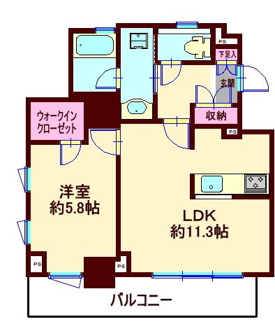スタイリオ中延駅前 間取り図画像