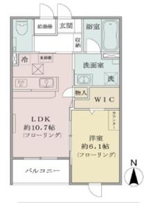 ウッドヴィラ西馬込（201） 間取り図画像