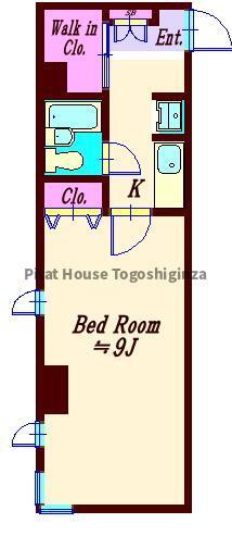 コスモ羽根木（301） 間取り図画像