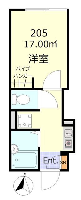 グランセ池上（205） 間取り図画像